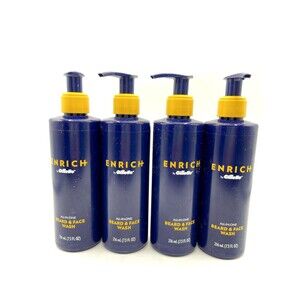 4 Gillette Enrich Beard & Face Wash for Men 7.3 oz Bs257